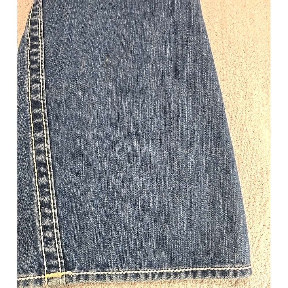 True Religion Big Joey T Size 29 Flared Y2K Women's 90's Jeans RN#112790 - Picture 11 of 14